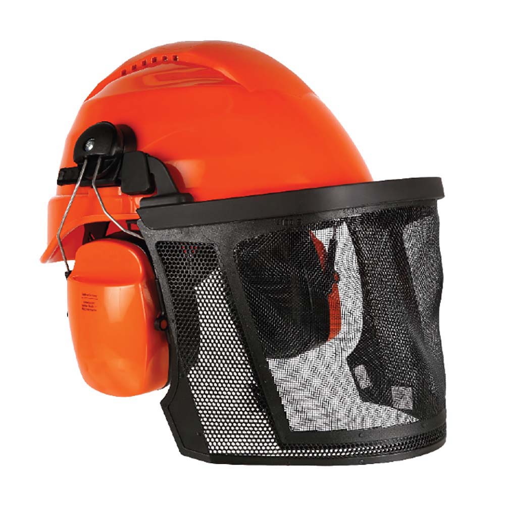 Casca, antifoane si viziera de protectie in domeniul forestier Kit Oak Forestry