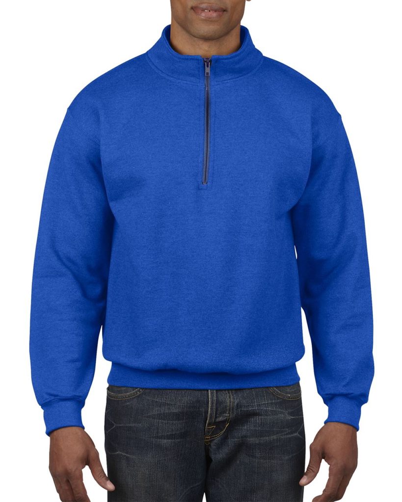 HANORACE GI18800 HEAVY BLEND™ ADULT VINTAGE CADET COLLAR SWEATSHIRT - imagine 2