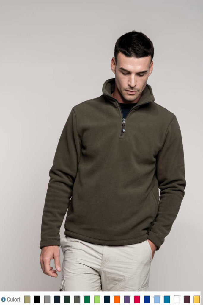 POLAR KA912 ENZO - ZIP NECK MICROFLEECE JACKET