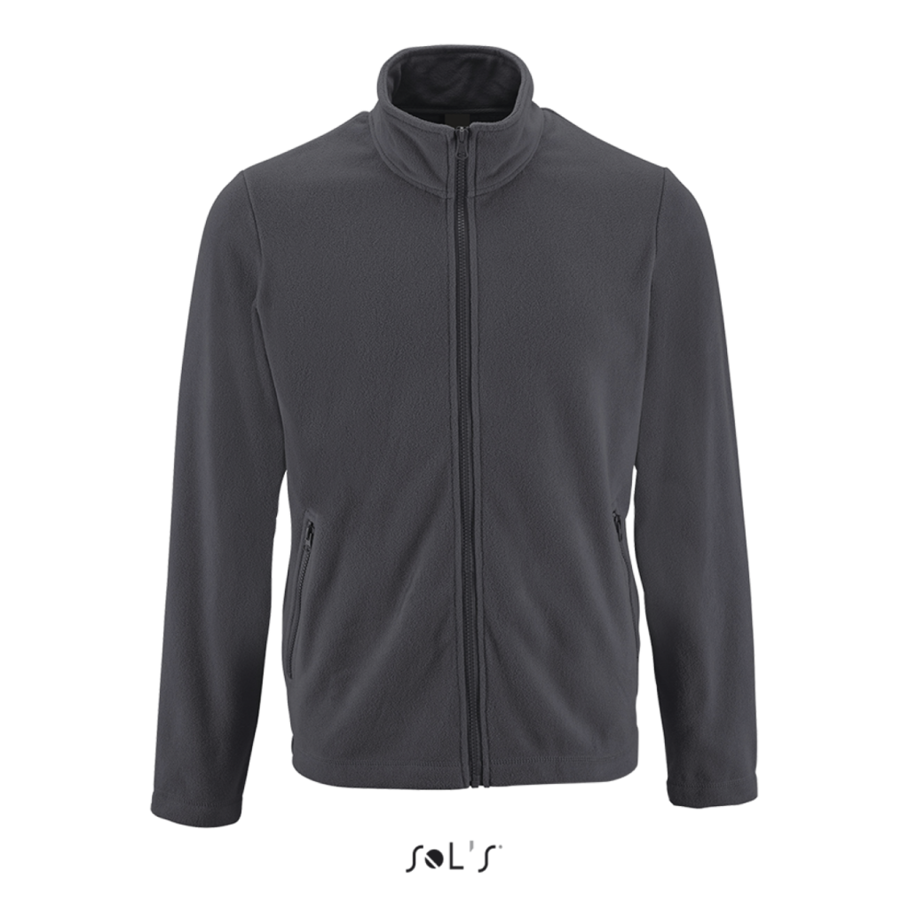 POLAR SO02093 NORMAN MEN - PLAIN FLEECE JACKET - imagine 2
