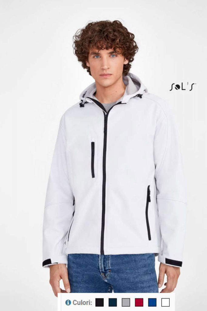 SOFTSHELL SO46602 REPLAY MEN - HOODED SOFTSHELL