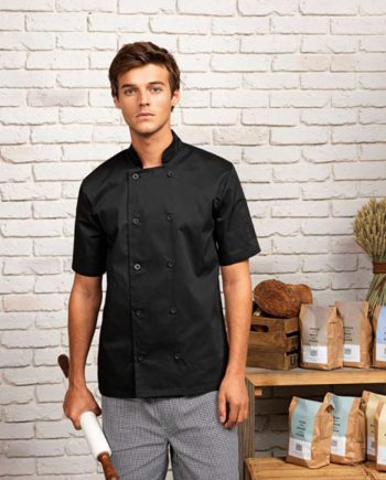 SORT PR656 SHORT SLEEVE CHEF'S JACKET