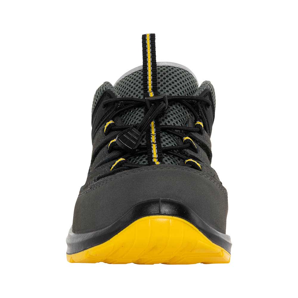 Pantofi de protecție Boost S1 SRC, respirabili, bombeu metalic, talpă antiderapantă, negru/galben, ART. 5A95